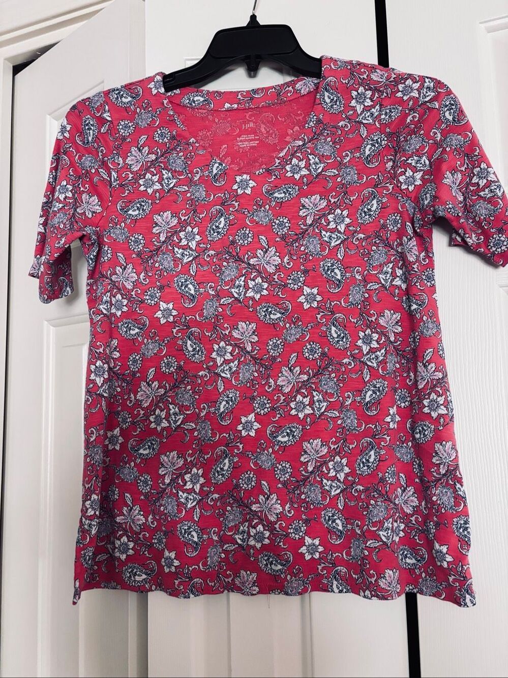 J. Jill Pima Slub Elbow Sleeve Tee